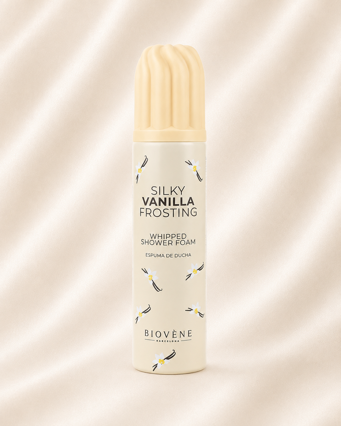 Mousse de Douche Silky Vanilla Frosting 250ml - Biovene Barcelona